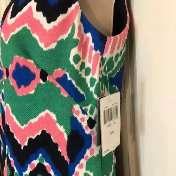 đ
șNWTÂ Gabby Skye sleeveless disco mod multi color liberty floralâdress side 8 - Picture 3 of 12